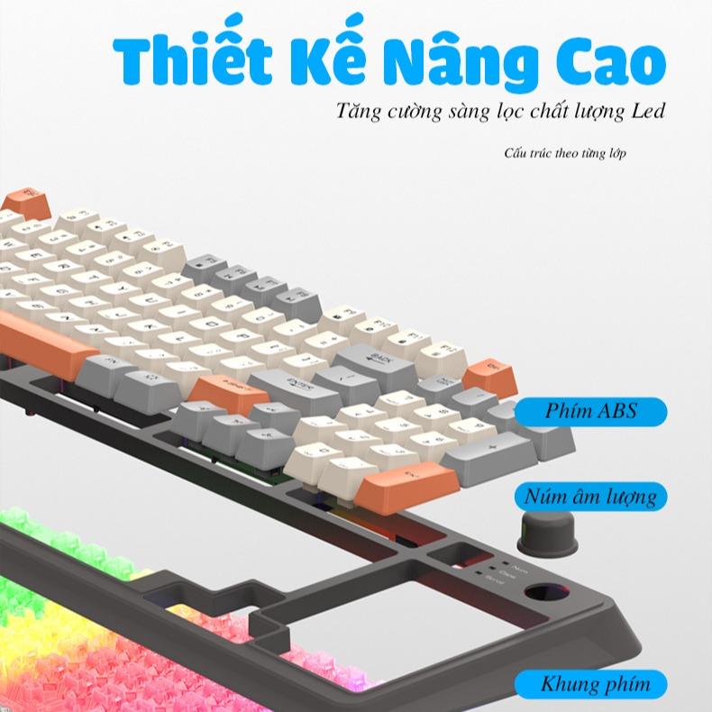 Bàn Phím Có Dây K82 Led RGB 7 Màu Bàn Phím Có Dây K82 Led RGB 7 Màu