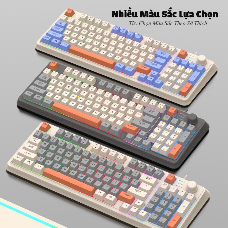 Bàn Phím Có Dây K82 Led RGB 7 Màu Bàn Phím Có Dây K82 Led RGB 7 Màu