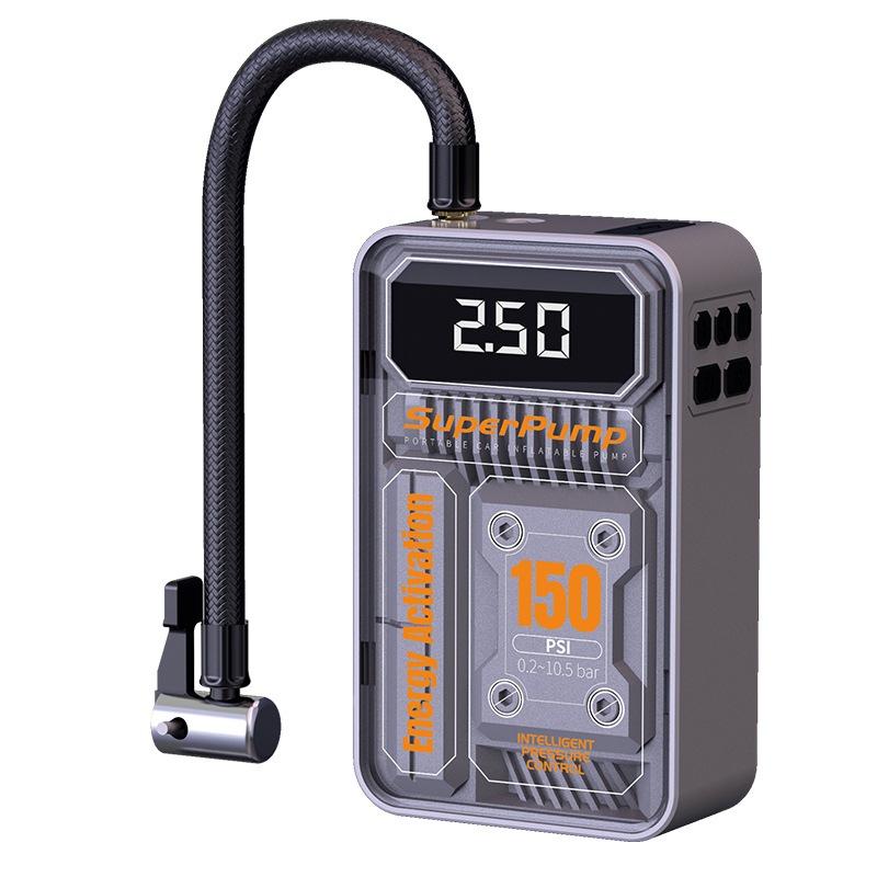 Bơm lốp xe hơi 120W áp suất 150 PSI Bơm lốp xe hơi 120W áp suất 150 PSI