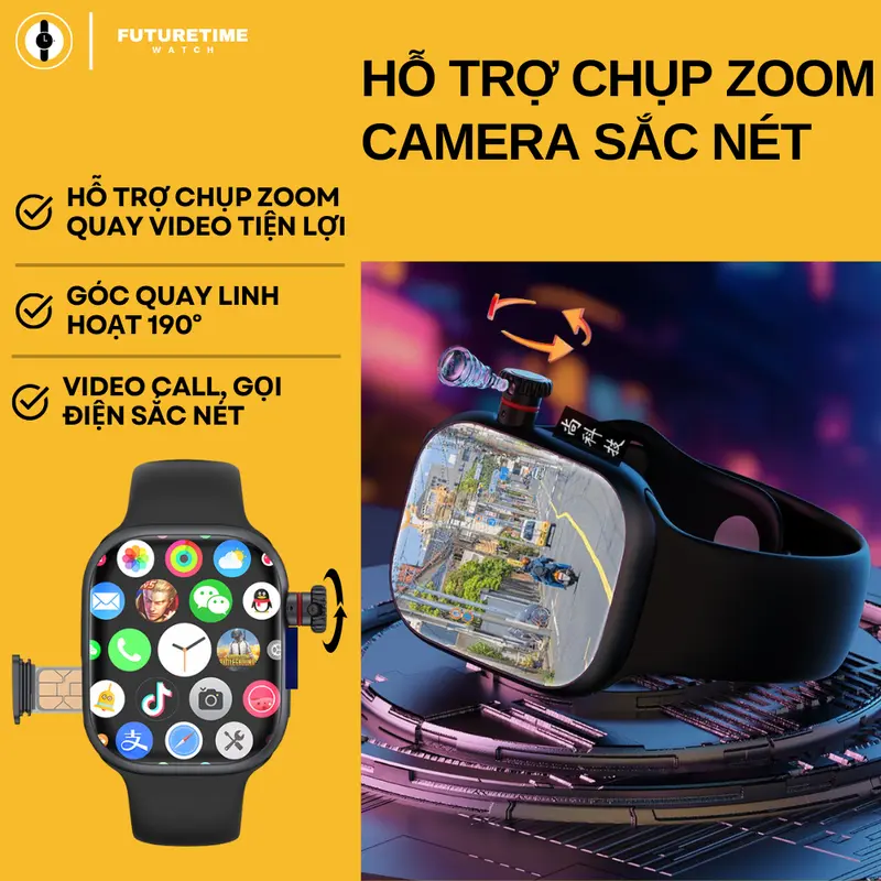 Đồng Hồ Lắp Sim TECHX S16 Ultra 5G Đồng Hồ Lắp Sim TECHX S16 Ultra 5G
