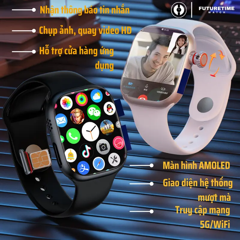 Đồng Hồ Lắp Sim TECHX S16 Ultra 5G Đồng Hồ Lắp Sim TECHX S16 Ultra 5G