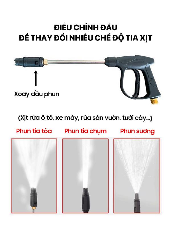 Máy Rửa Xe 3800W XPOWER RX-3C Áp Lực Cao Máy Rửa Xe 3800W XPOWER RX-3C Áp Lực Cao