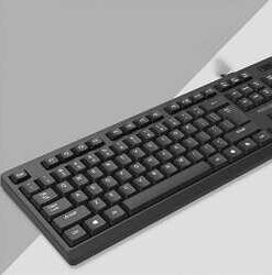 Bàn phím có dây K234 cổng USB 104 phím