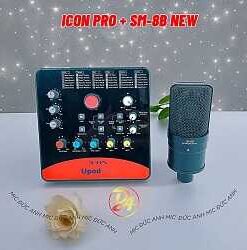 Bộ Mic Thu Âm Sound Card SM8B