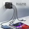 Cóc sạc nhanh 160W 3USB 3PD Cóc sạc nhanh 160W 3USB 3PD