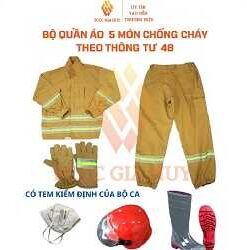 Quần áo phòng cháy chữa cháy TT-48 5 món