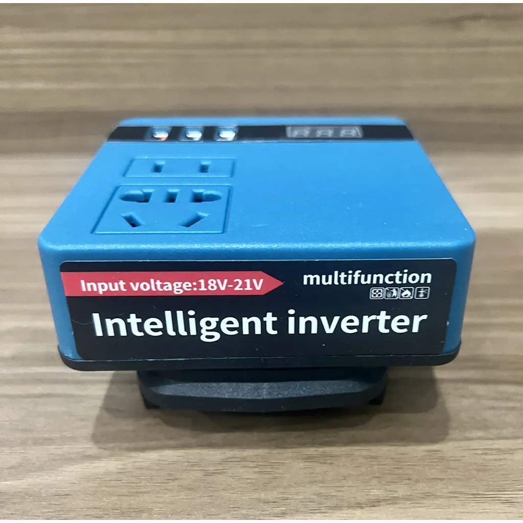Inverter chuyển pin 18V-21V chân Makita lên điện 220V 200W Inverter chuyển pin 18V-21V chân Makita lên điện 220V 200W