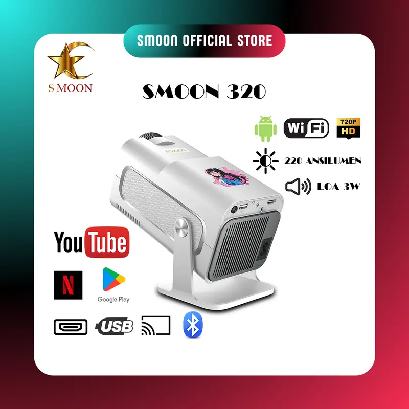 Máy Chiếu Thông Minh SMOON 320 Máy Chiếu Thông Minh SMOON 320