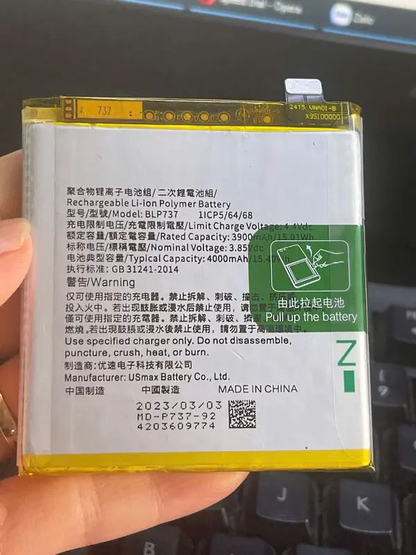 Oppo Reno 2f Cpu Pin Pin OPPO Reno 2F BLP737 - KS VIET
