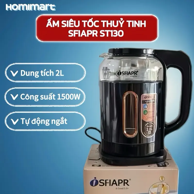 Bình Siêu Tốc SFIAPRT ST130 2 lít Bình Siêu Tốc SFIAPRT ST130 2 lít