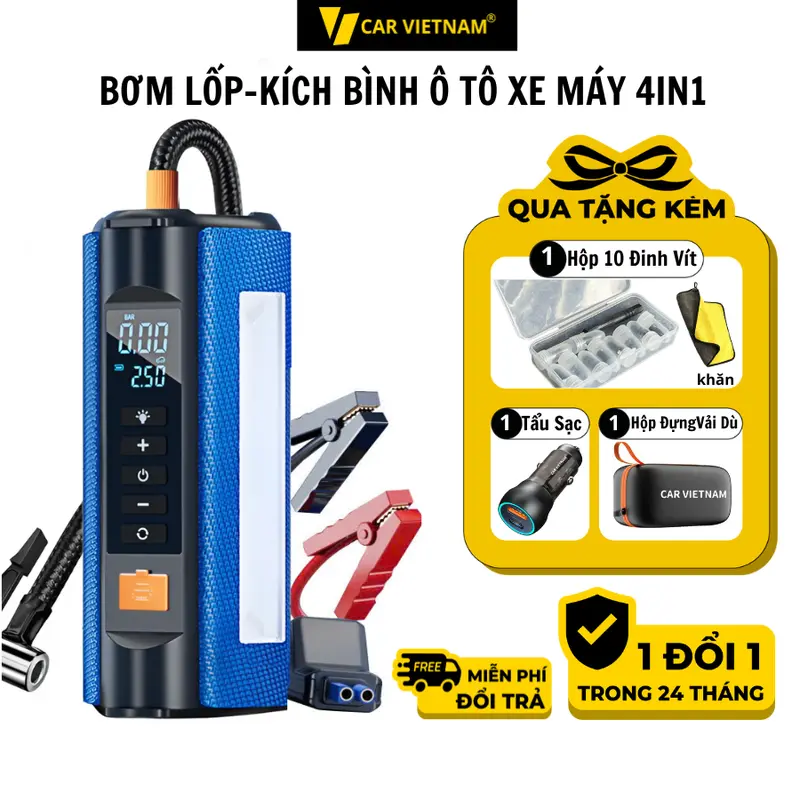 Bơm Lốp Kích Bình Car Vietnam Model 2025 Bơm Lốp Kích Bình Car Vietnam Model 2025