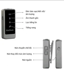 Micro thu âm không dây GoChek Ultra S24