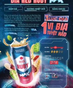 Thùng Bia Red Ruby Max 330ml