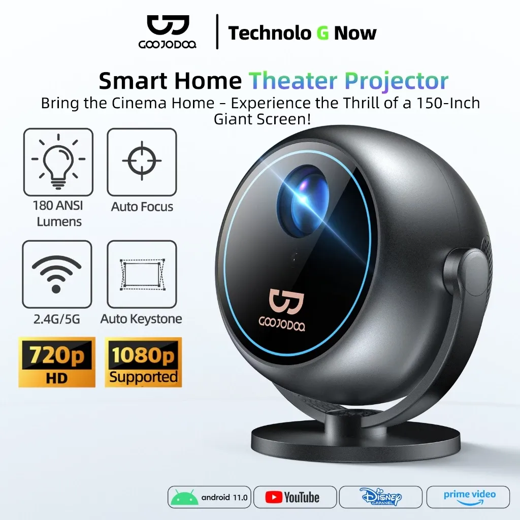 Máy chiếu GOOJODOQ 180ANSI Mini Máy chiếu GOOJODOQ 180ANSI Mini