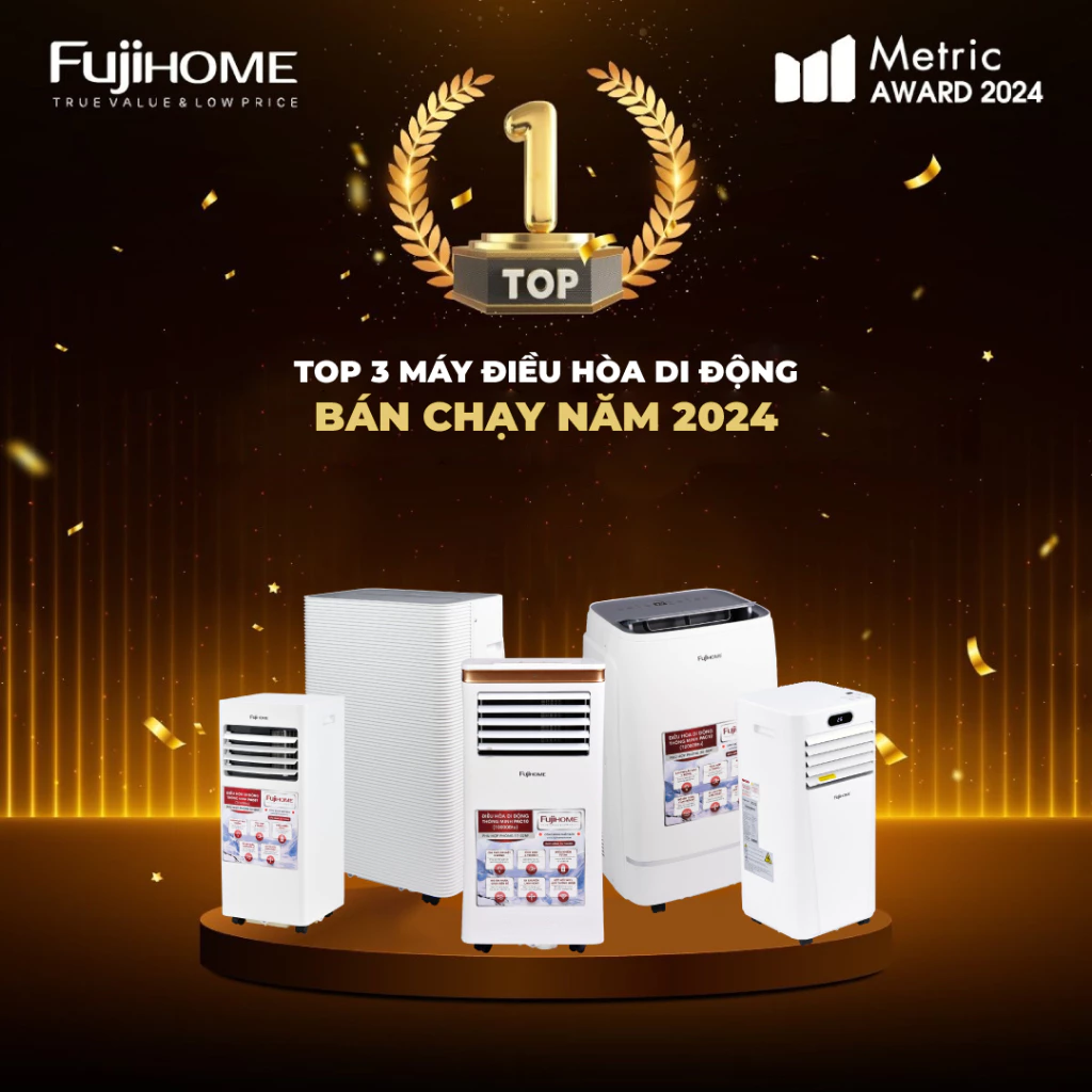 Máy lạnh di động FUJIHOME MPAC9 9000BTU Máy lạnh di động FUJIHOME MPAC9 9000BTU