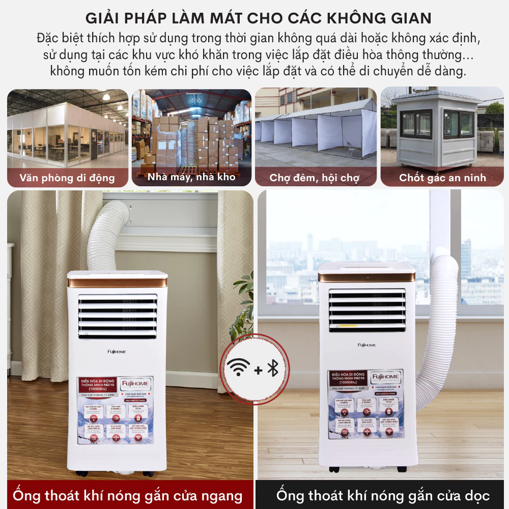 Máy lạnh di động FUJIHOME MPAC7 7000BTU