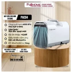 Máy lạnh di động Fujihome PAC04 4000BTU 8m2