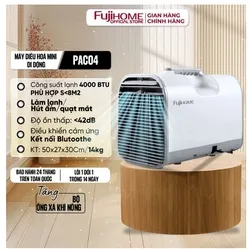 Máy lạnh di động Fujihome PAC04 4000BTU 8m2 f Máy lạnh di động Fujihome PAC04 4000BTU 8m2