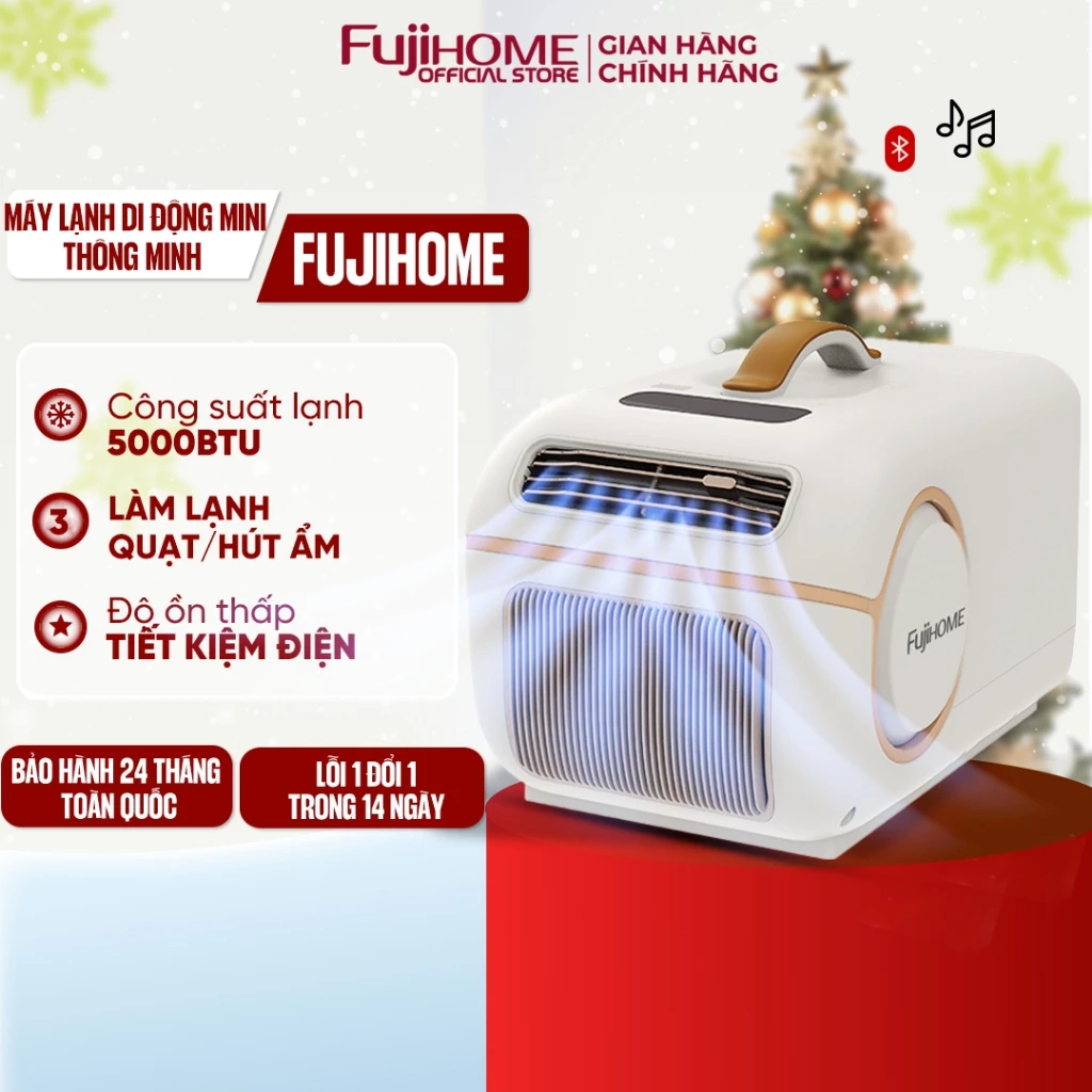Máy lạnh di động Fujihome PAC05 5000BTU 10m2 Máy lạnh di động Fujihome PAC05 5000BTU