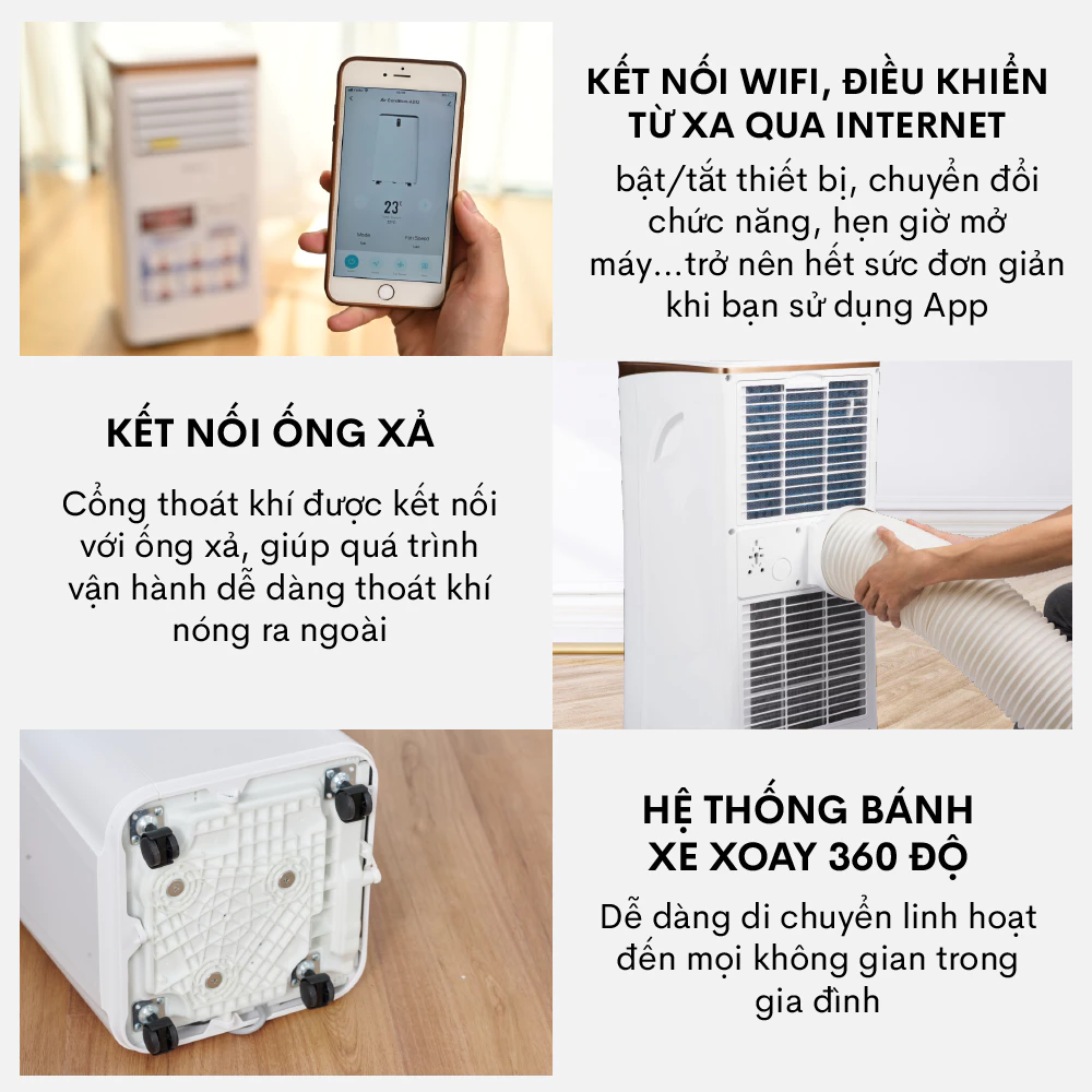 Máy lạnh di động FUJIHOME MPAC7 7000BTU Máy lạnh di động FUJIHOME MPAC7 7000BTU