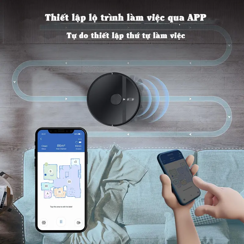 Máy Hút Bụi KAW RoBot 281X 3 IN 1 Máy Hút Bụi KAW RoBot 281X 3 IN 1