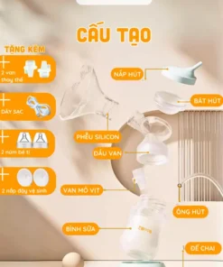 Máy Hút Sữa Điện Đôi EMOON 3 chế độ Máy Hút Sữa Điện Đôi EMOON