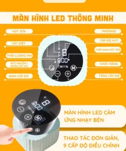 Máy Hút Sữa Điện Đôi EMOON 3 chế độ Máy Hút Sữa Điện Đôi EMOON